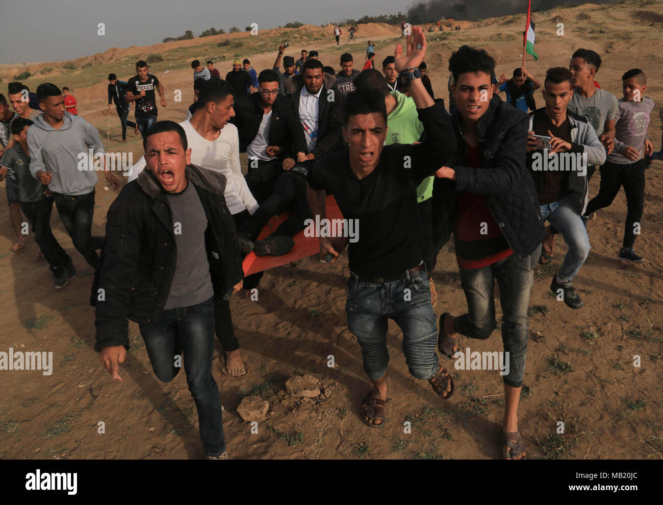 Bureij Gazastreifen palästinensischen Gebiet 5 Apr 2018