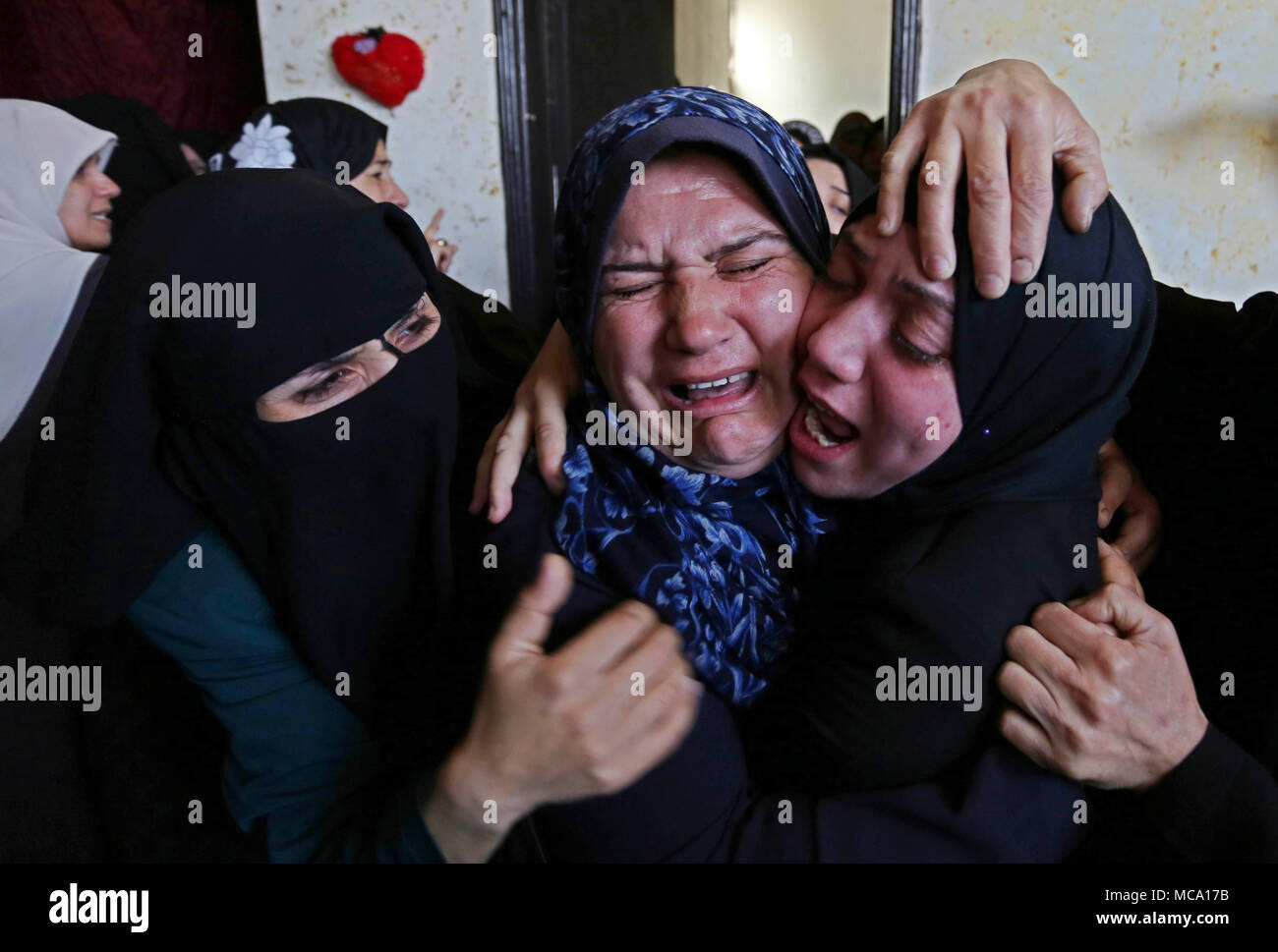 Gaza Gazastreifen Pal Stinensischen Gebiet Apr Weibliche