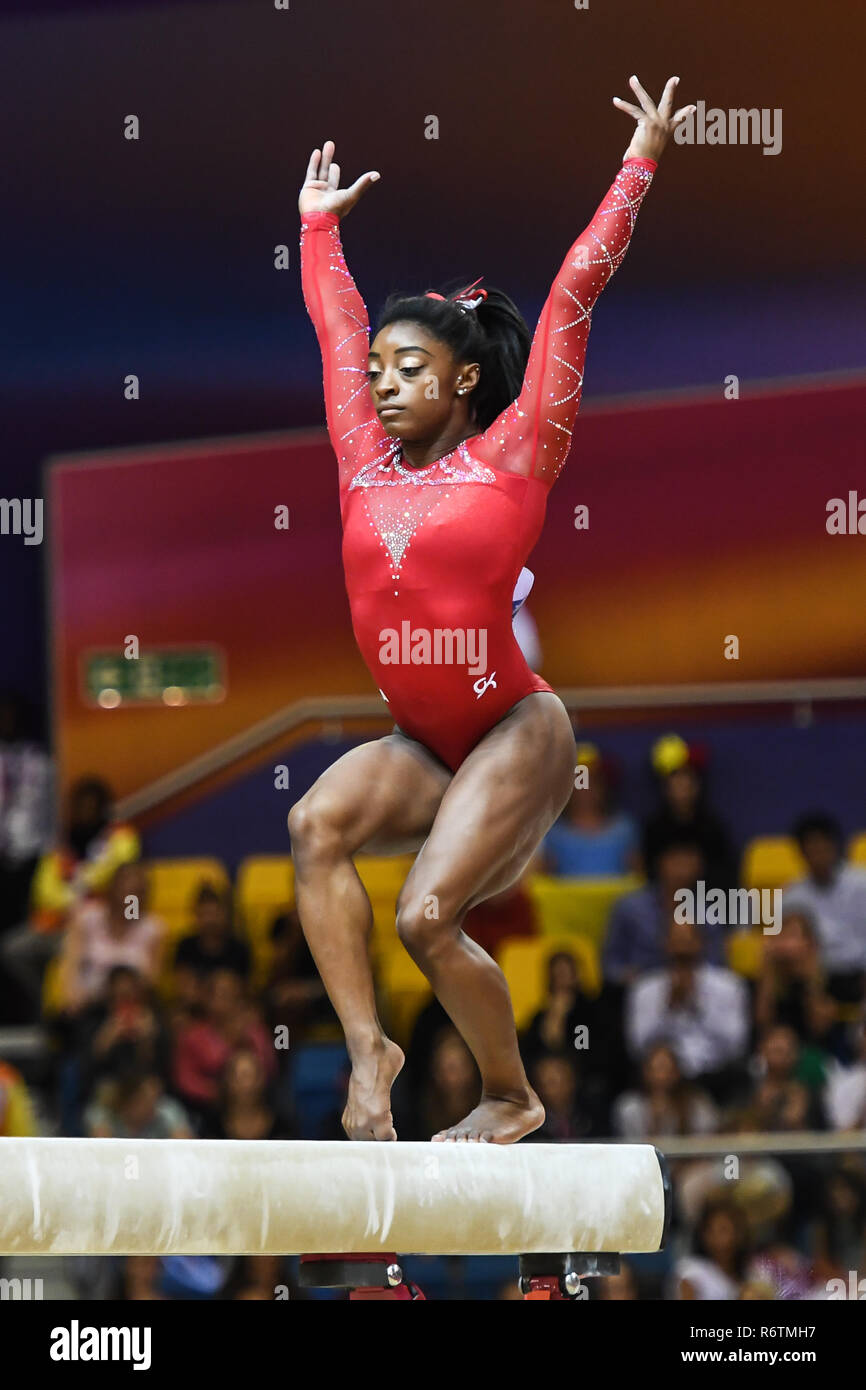 Simone Biles Balance Beam Fotos Und Bildmaterial In Hoher Aufl Sung