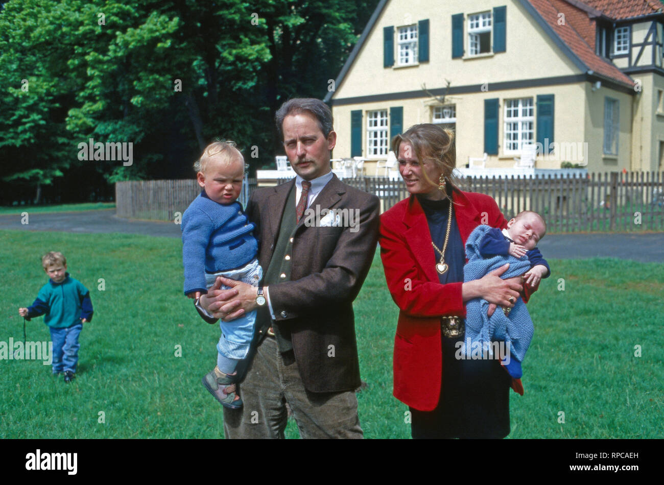 Rudolph Prinz von Croy mit Ehefrau Alexandra in Dülmen Deutschland