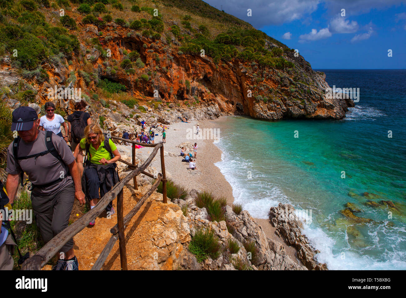 Naturschutzgebiet Zingaro Scopello Sizilien Italien Zingaro War Der