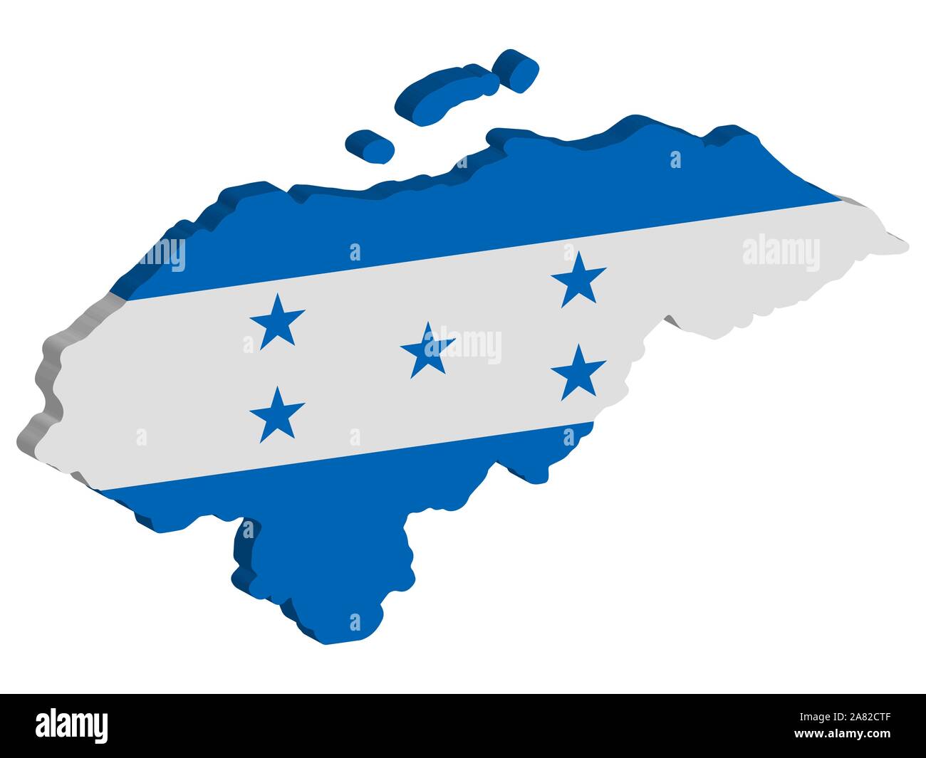 Mapa De Honduras Con Bandera Ilustracion Vectorial Imagen Vector De Images