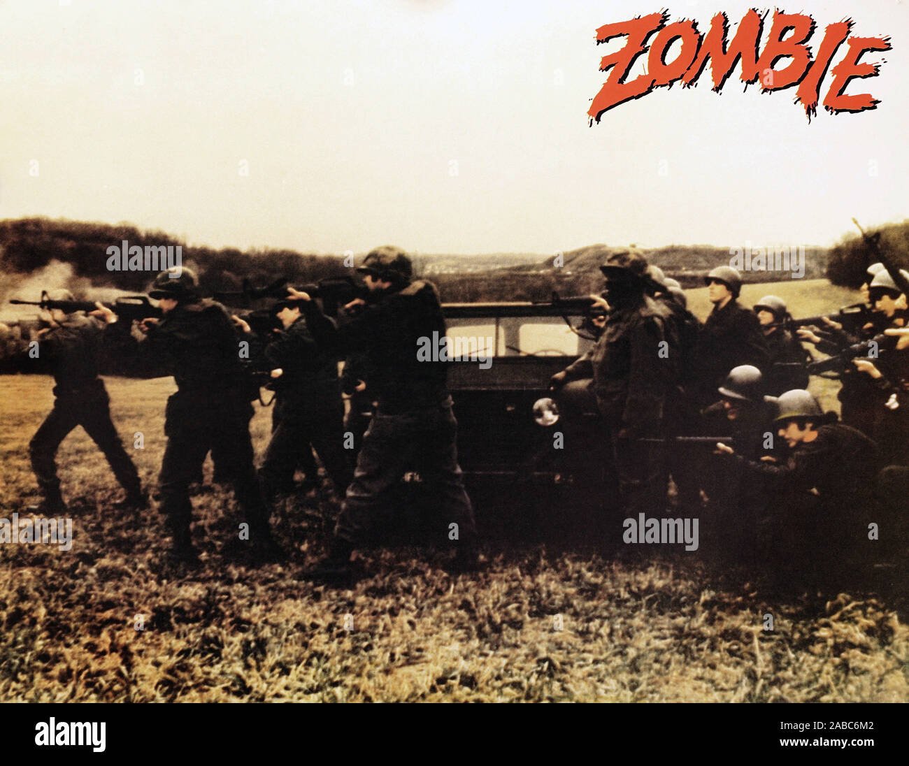 Amanecer de los muertos aka zombie Unión lobbycard 1978 United