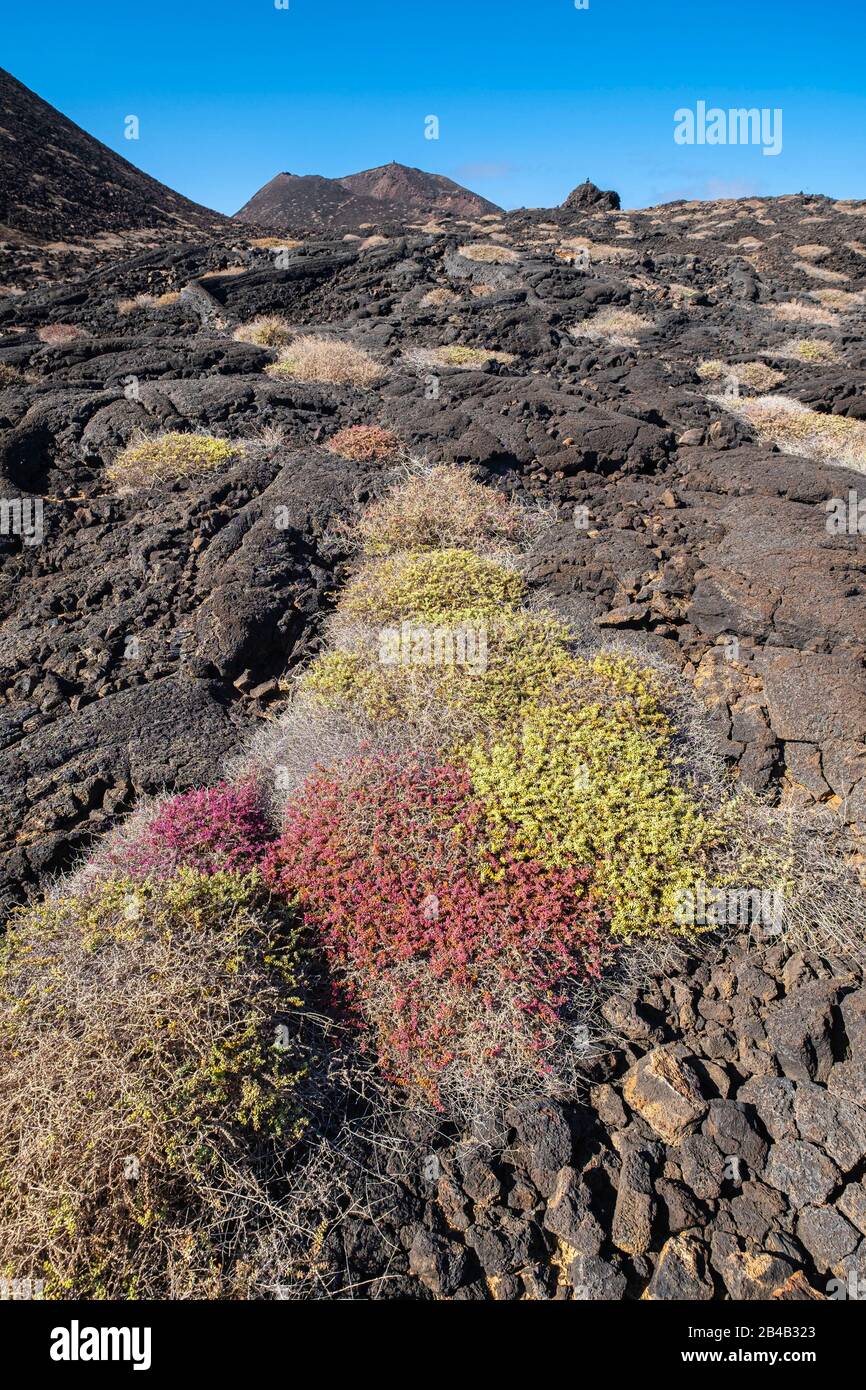 Cabo Verde La Isla De San Vicente Calhau Dos Volcanes Dominan El