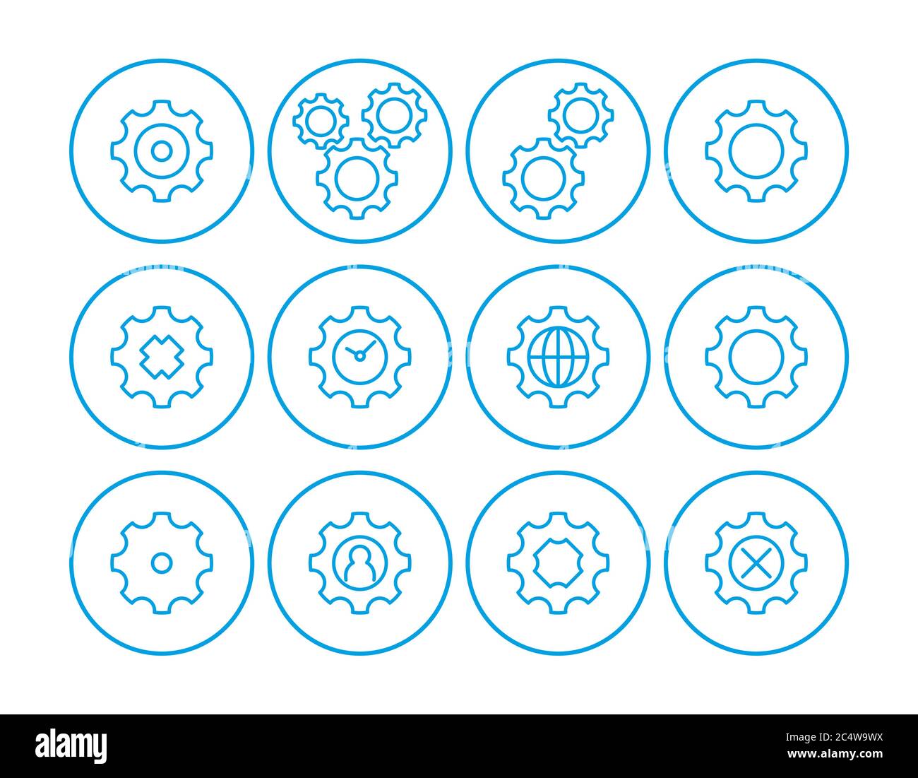 Conjunto Simple De Iconos De L Nea Vectorial Relacionados Con El