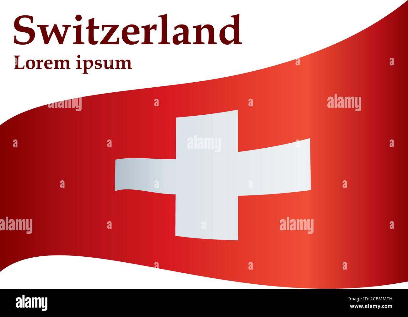 Bandera De Suiza Confederaci N Suiza Plantilla Para El Dise O De