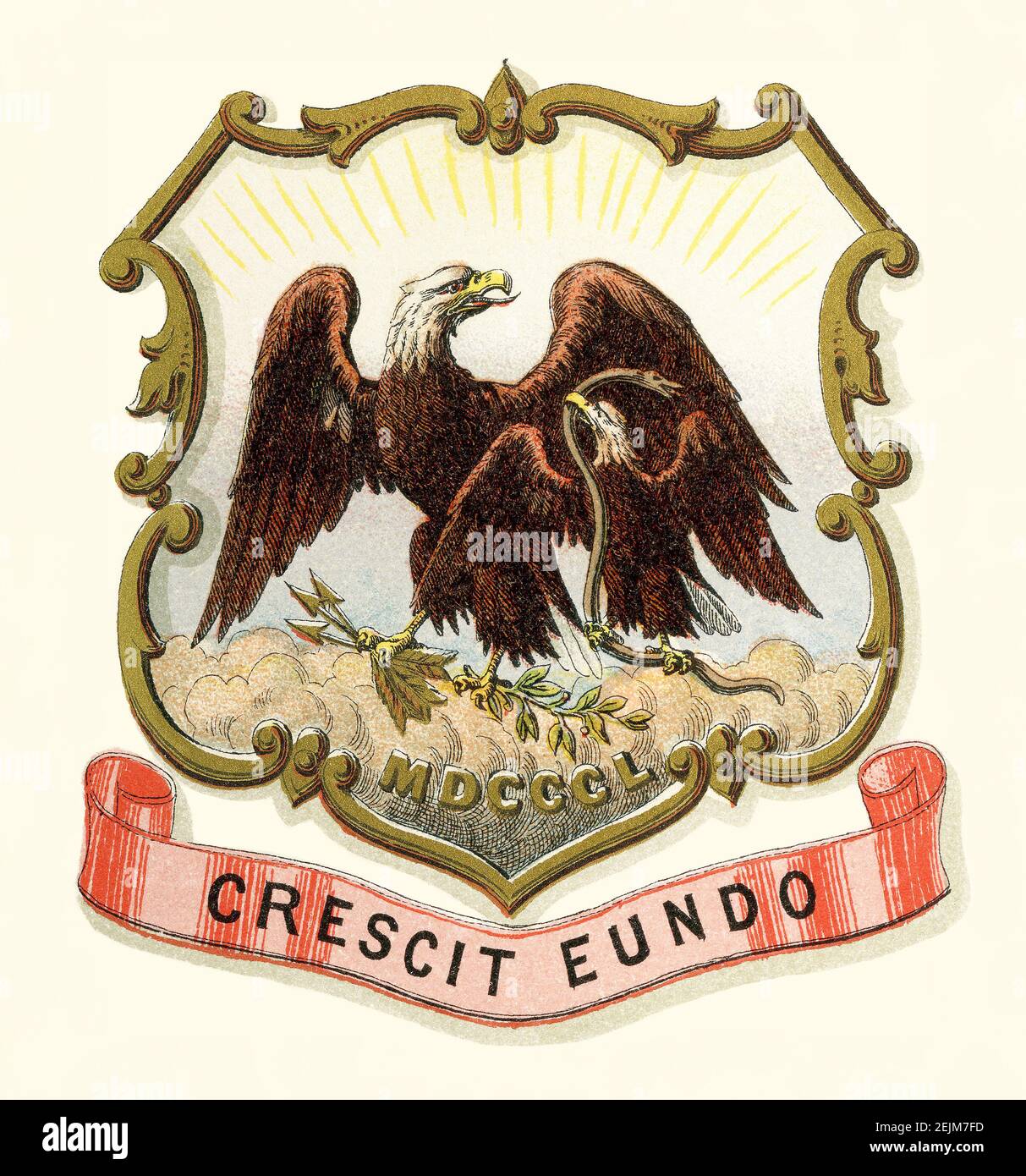 Escudo histórico del estado de Nuevo México Fotografía de stock Alamy