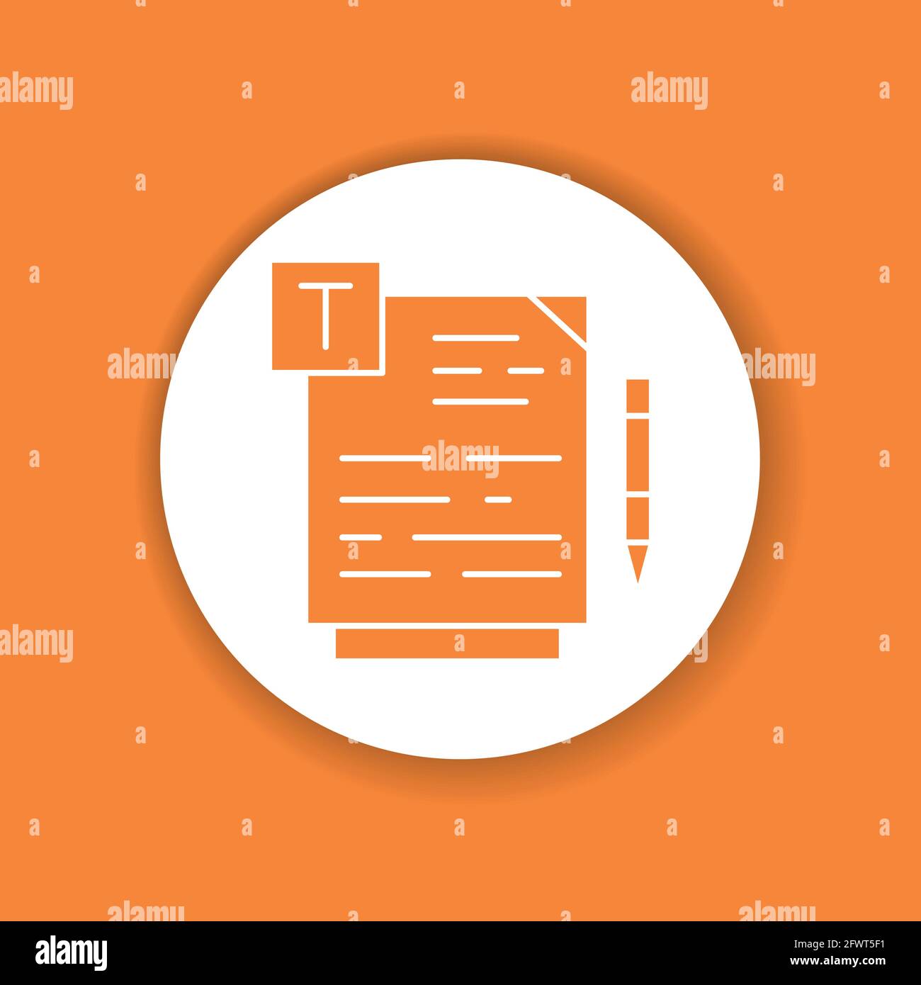 Icono De Glifo De Color Del Material Del Curso Examen De Aprendizaje