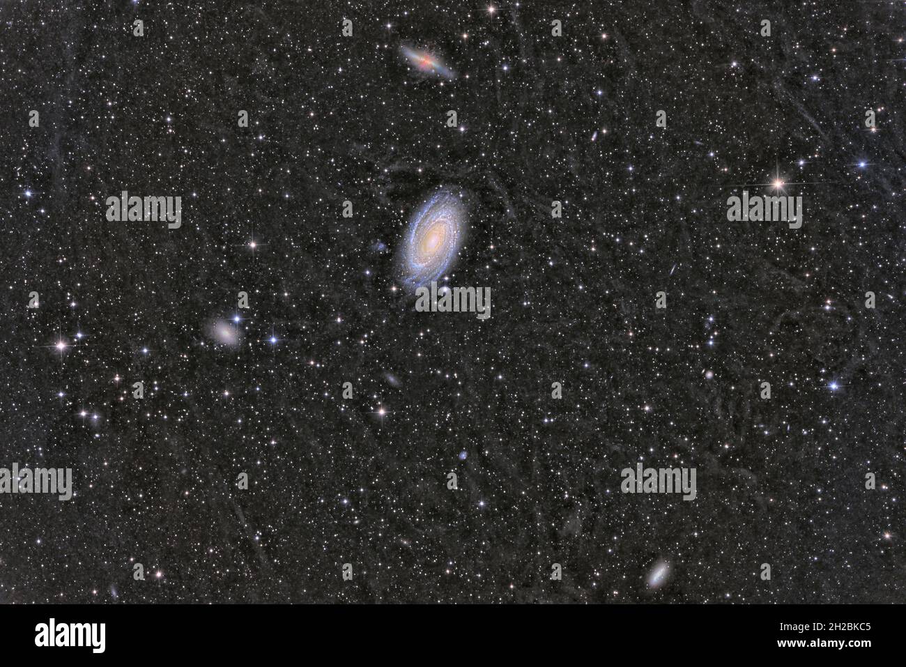 Galaxy M81 de Bode y Cigar Galaxy M82 Fotografía de stock Alamy