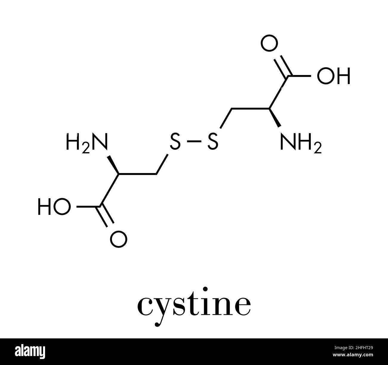 Mol Cula De Cistina El D Mero Oxidado Del Amino Cido Ciste Na F Rmula