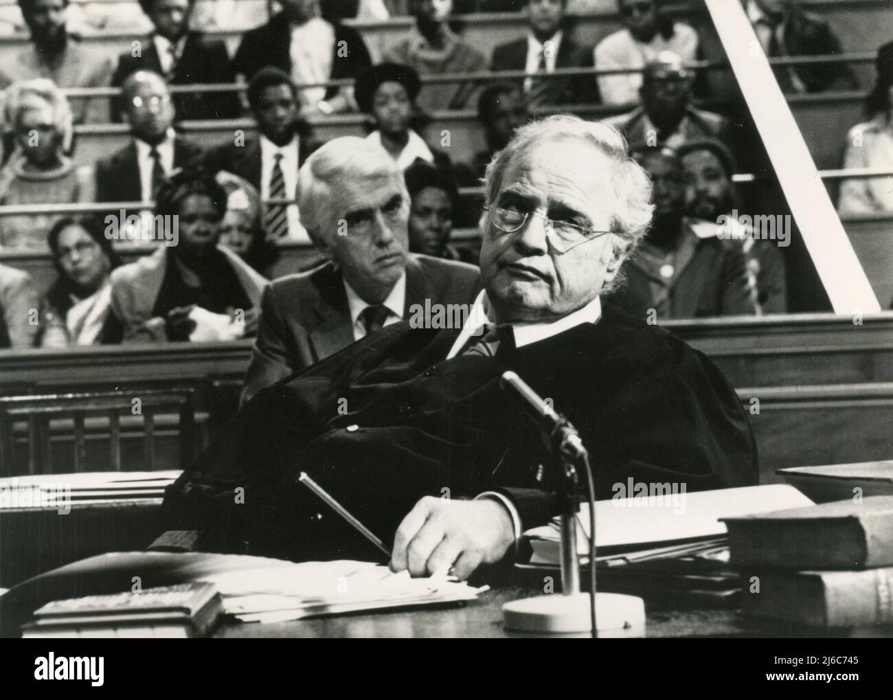 El Actor Estadounidense Marlon Brando En La Pel Cula A Dry White Season