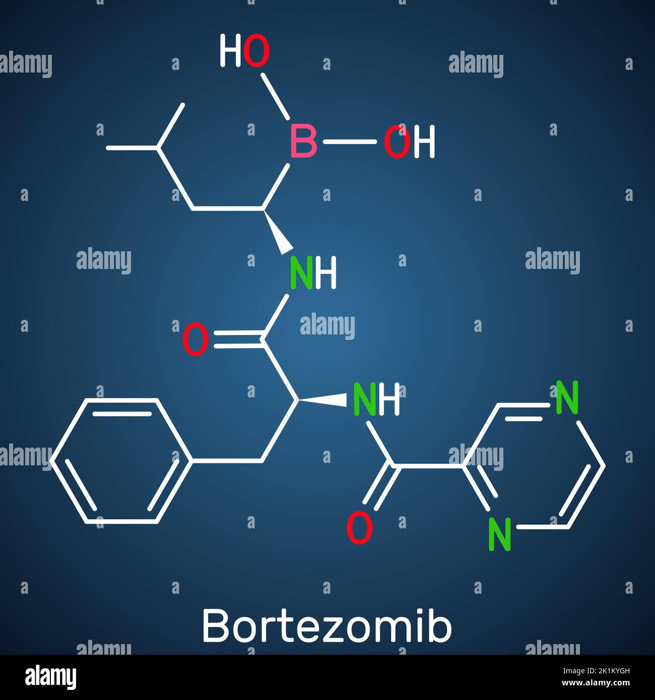 Mol Cula De Bortezomib Es Un Medicamento Contra El C Ncer Que Se Usa