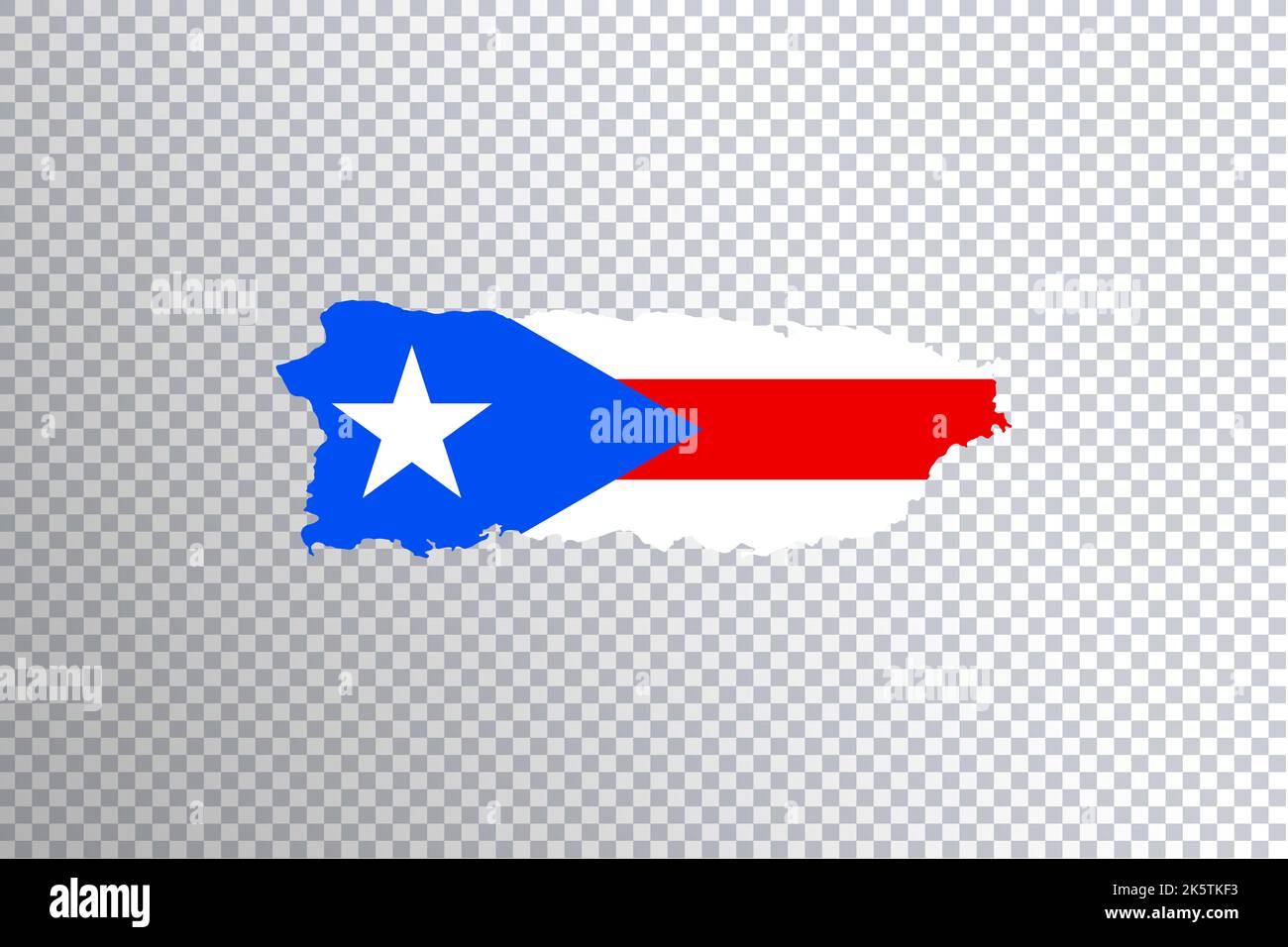 Bandera De Puerto Rico En El Mapa Fondo Transparente Ruta De Recorte