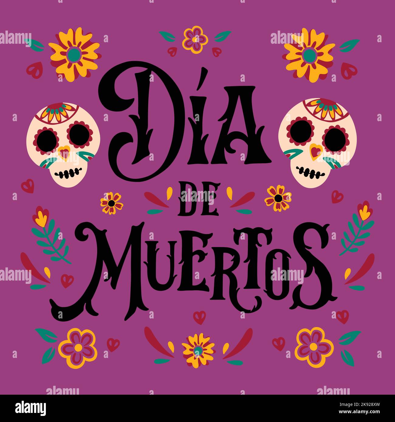 Dibujo A Mano Dia De Muertos Ilustraci N De Dise O Vectorial De Letras