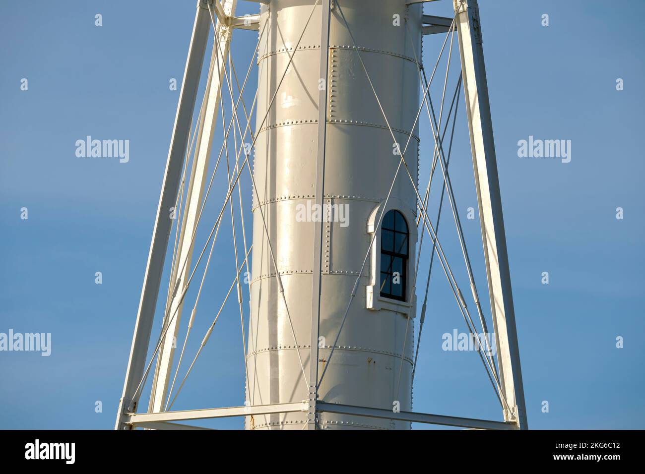 Estructura de estructura metálica de torre industrial alta reforzada