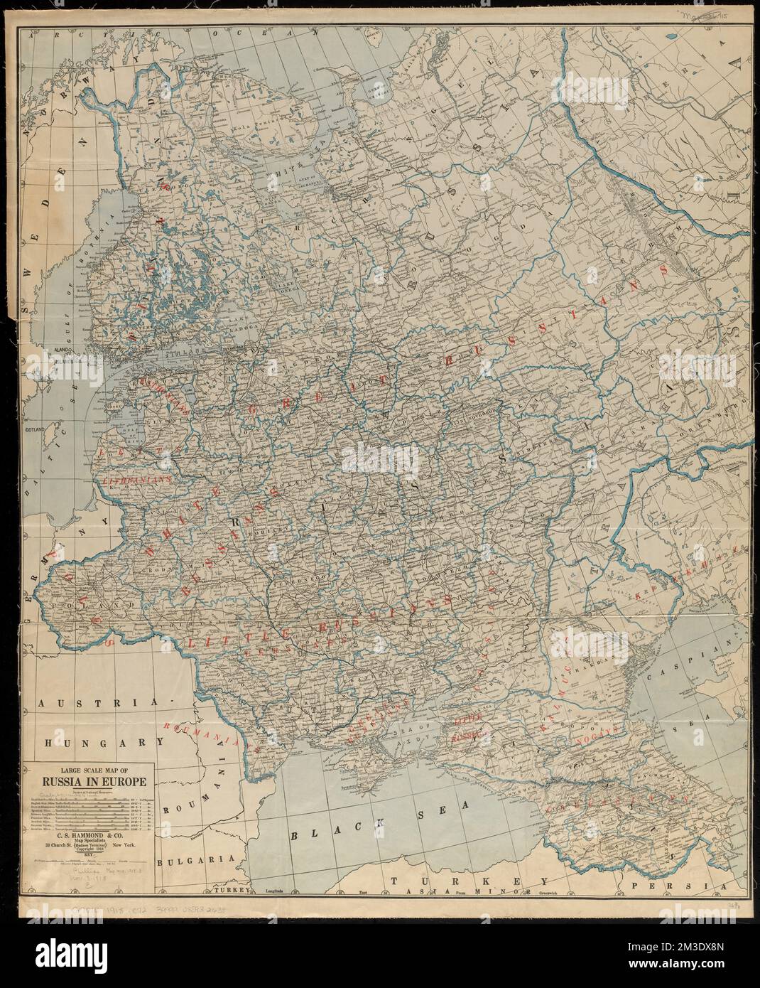 Mapa A Gran Escala De Rusia En Europa Rusia Occidental Mapas