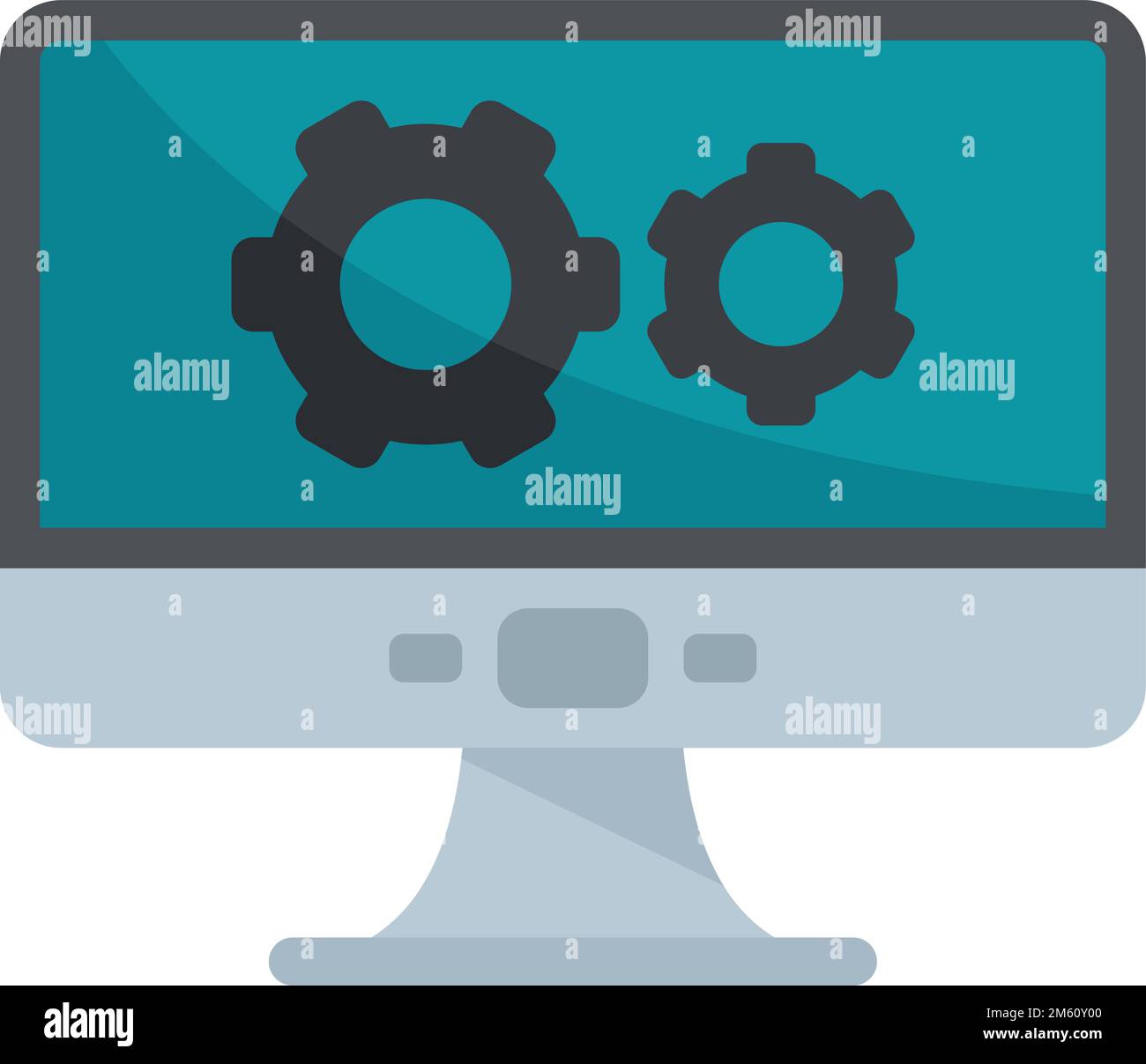 Icono de actualización de software vector plano Actualizar el sistema