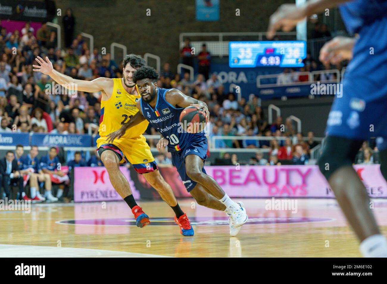 Andorra LA VELLA Andorra 2019 de octubre de 06 Jugadores en acción