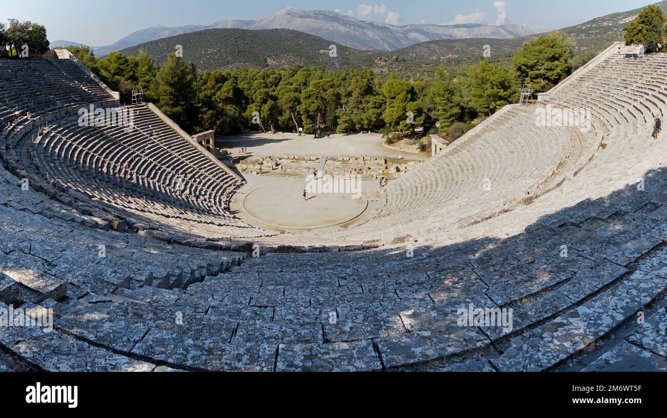 Epidauros Grecia De Noviembre De Vista Panor Mica Del