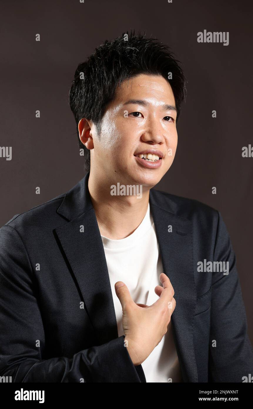 Jun Mizutani A Retired Japanese Table Tennis Player Speaks During An