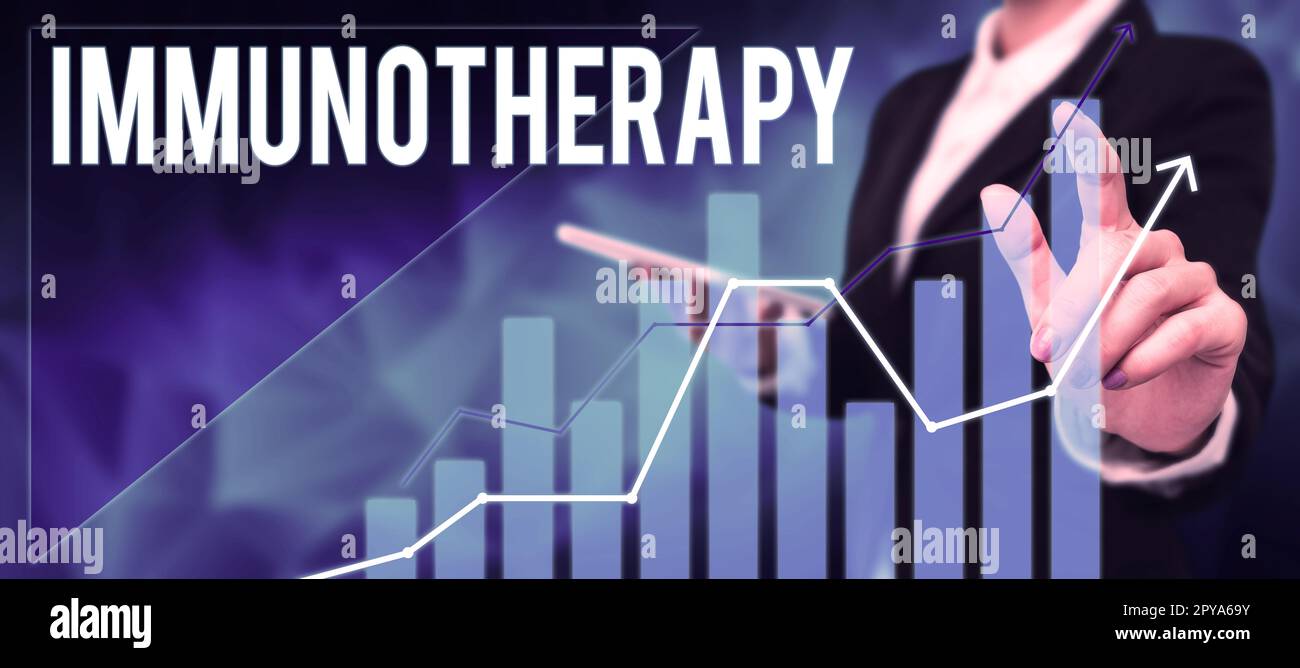 Se Al De Texto Que Muestra Inmunoterapia Concepto Significado