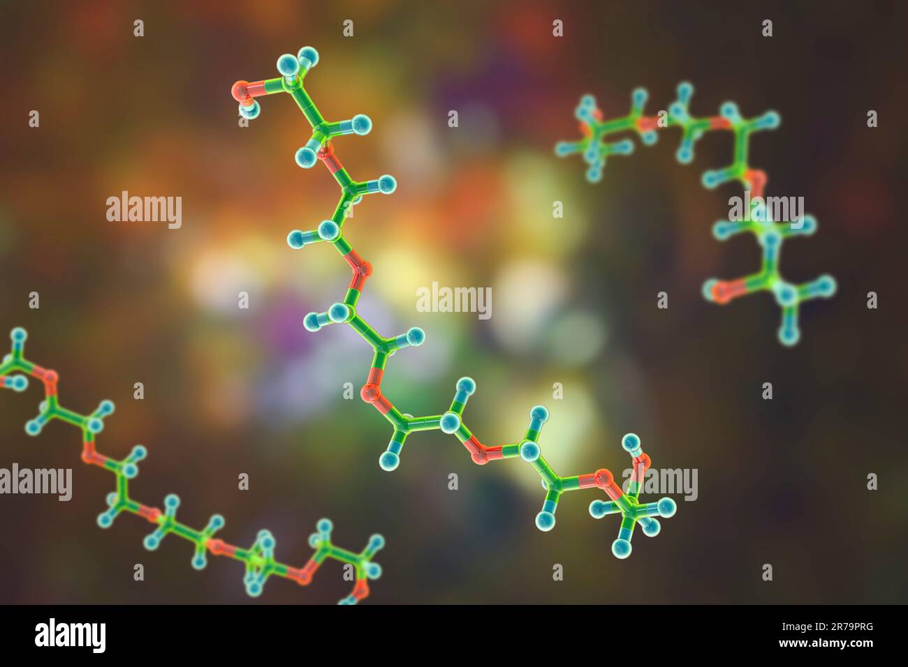 Polietilenglicol Peg Mol Cula De Hexaethylene Glycol Ilustraci N D