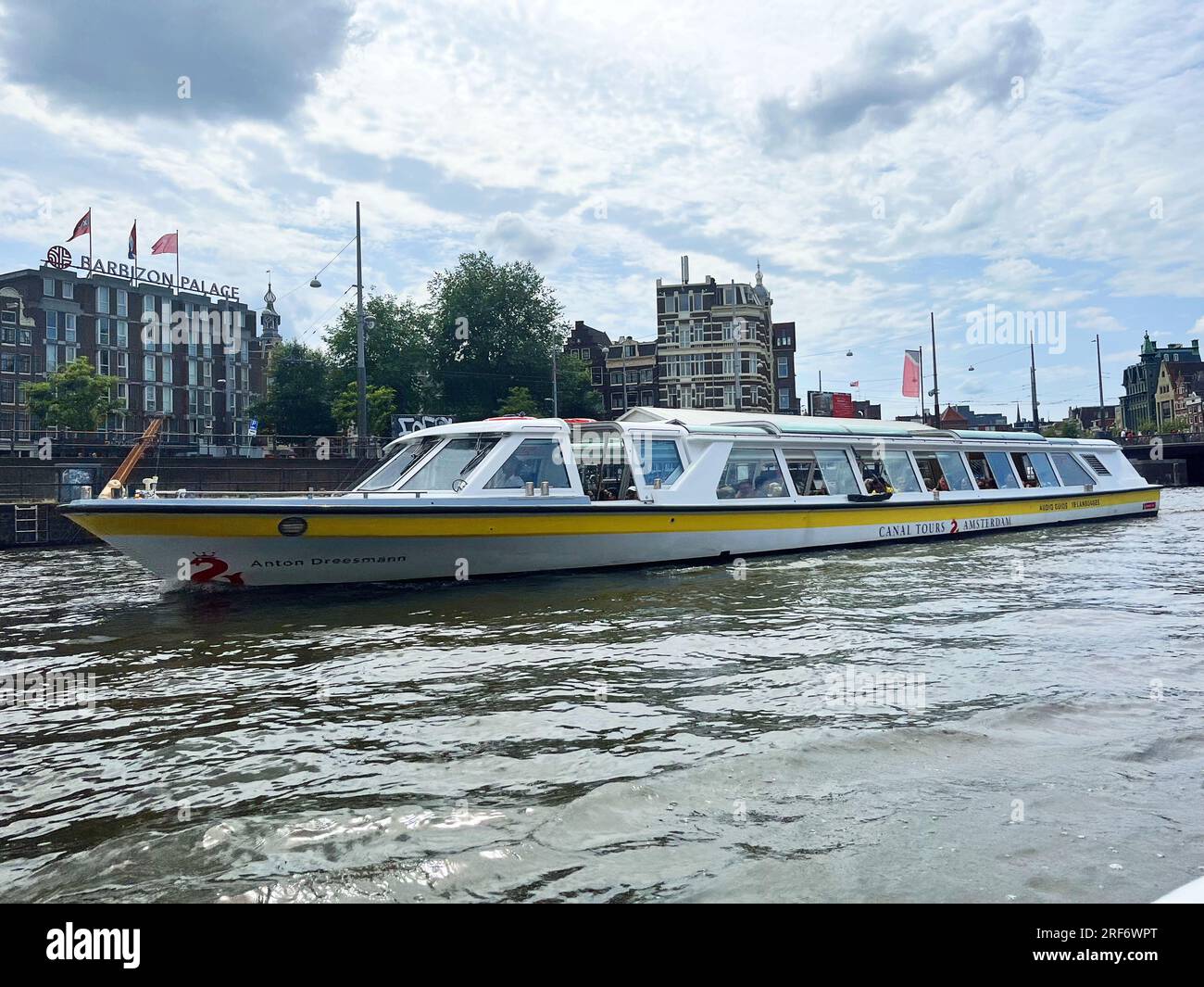 Amsterdam Pa Ses Bajos De Junio De Barco Tur Stico En Los