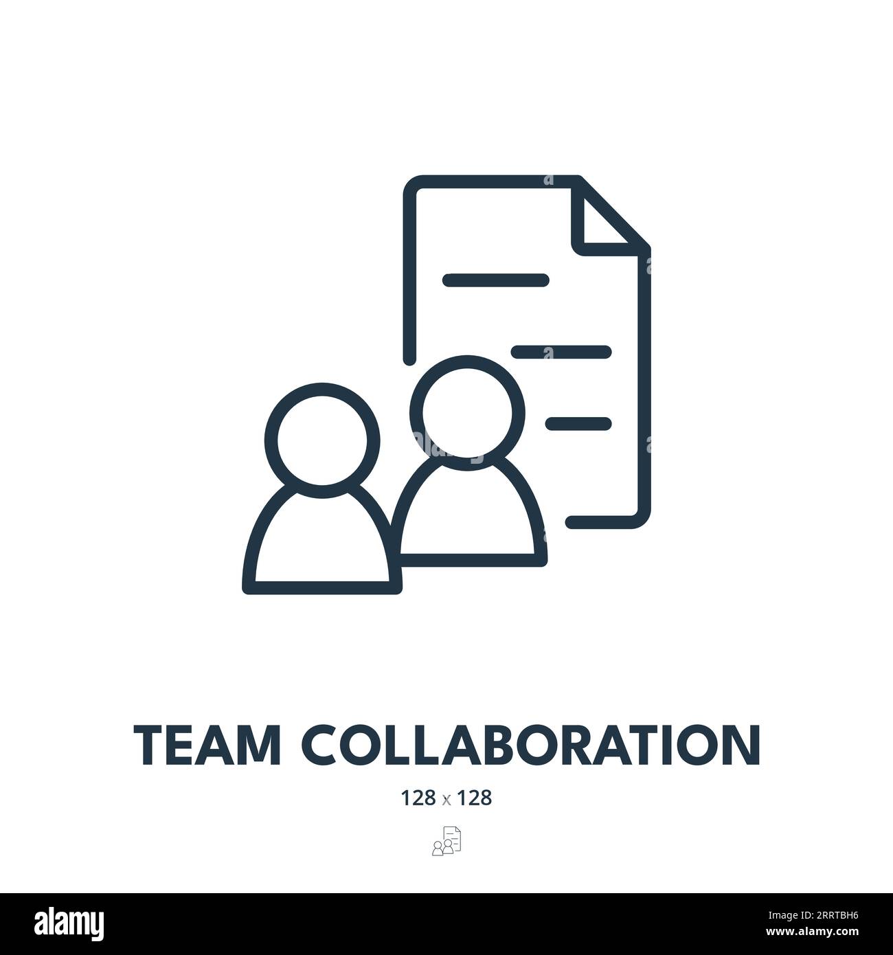 Icono de colaboración en equipo Trabajo en equipo asociación