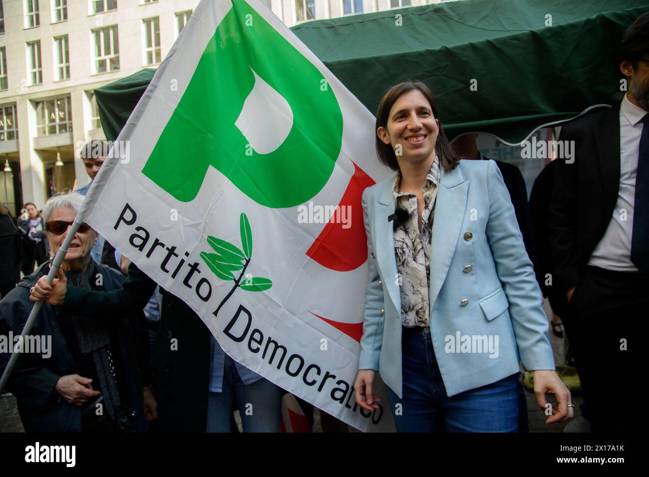 Milano Italia De Abril De Segretaria Nazionale Del Partito