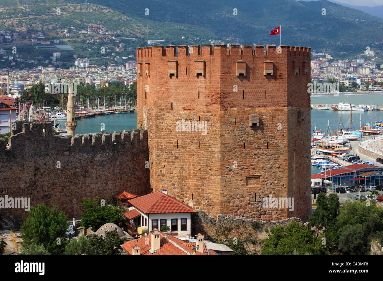 Alanya red tower fotografías e imágenes de alta resolución Alamy