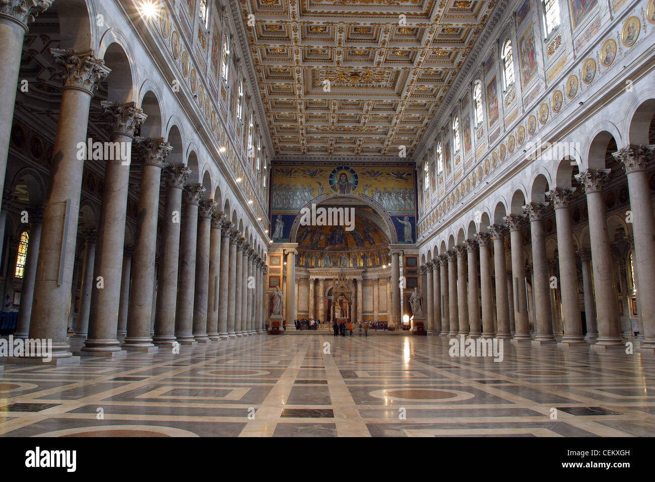 Basílica de San Pablo Extramuros Roma Italia Fotografía de stock Alamy