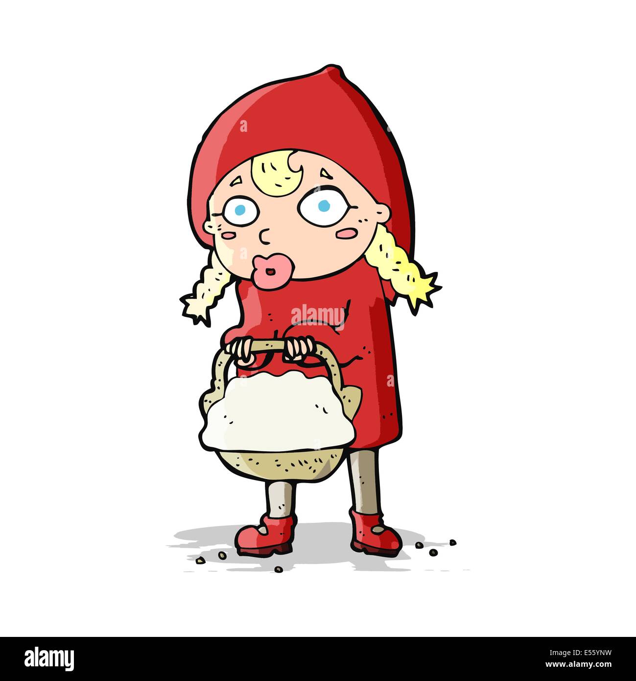 Caperucita Roja Cartoon Imagen Vector De Stock Alamy