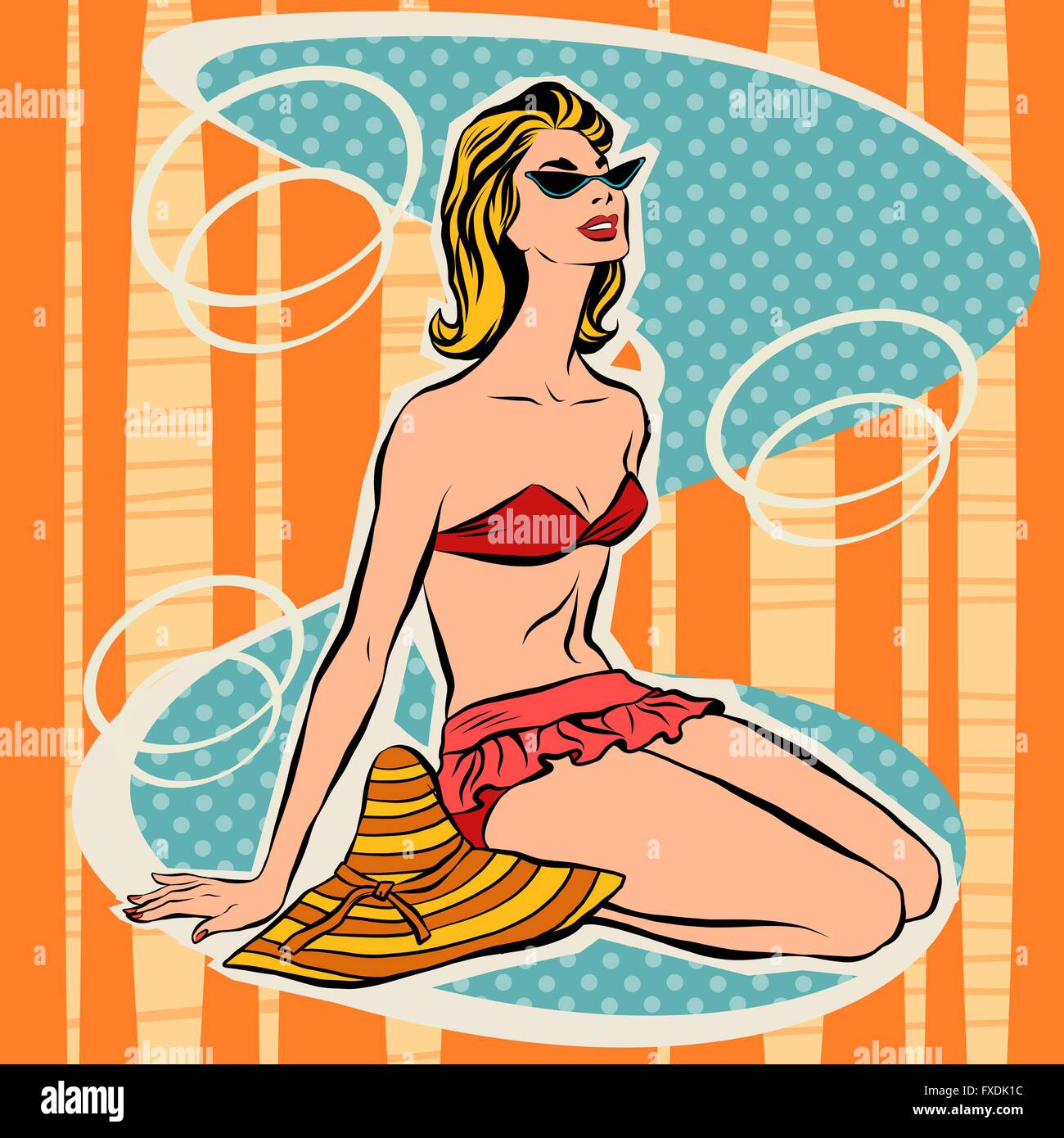 Leather bikini Imágenes vectoriales de stock Alamy