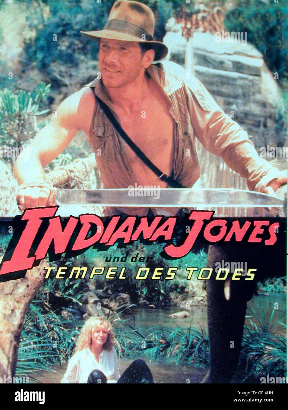 Cartel De Indiana Jones Und Der Tempel Des Todes Fotograf As E Im Genes