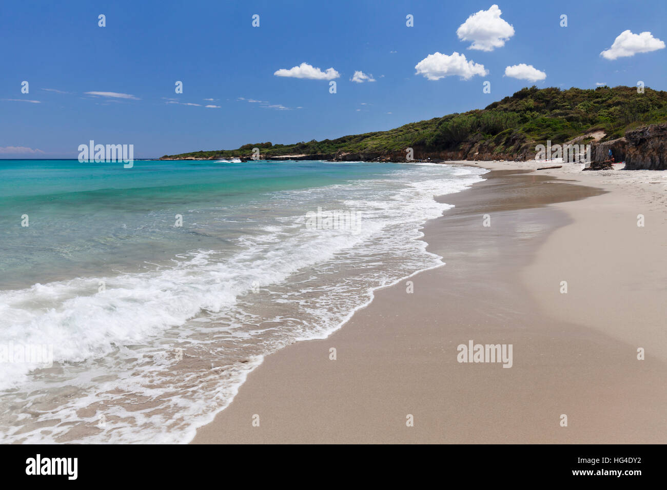 Baia Dei Turchi Beach Cerca De Otranto Provincia De Lecce La