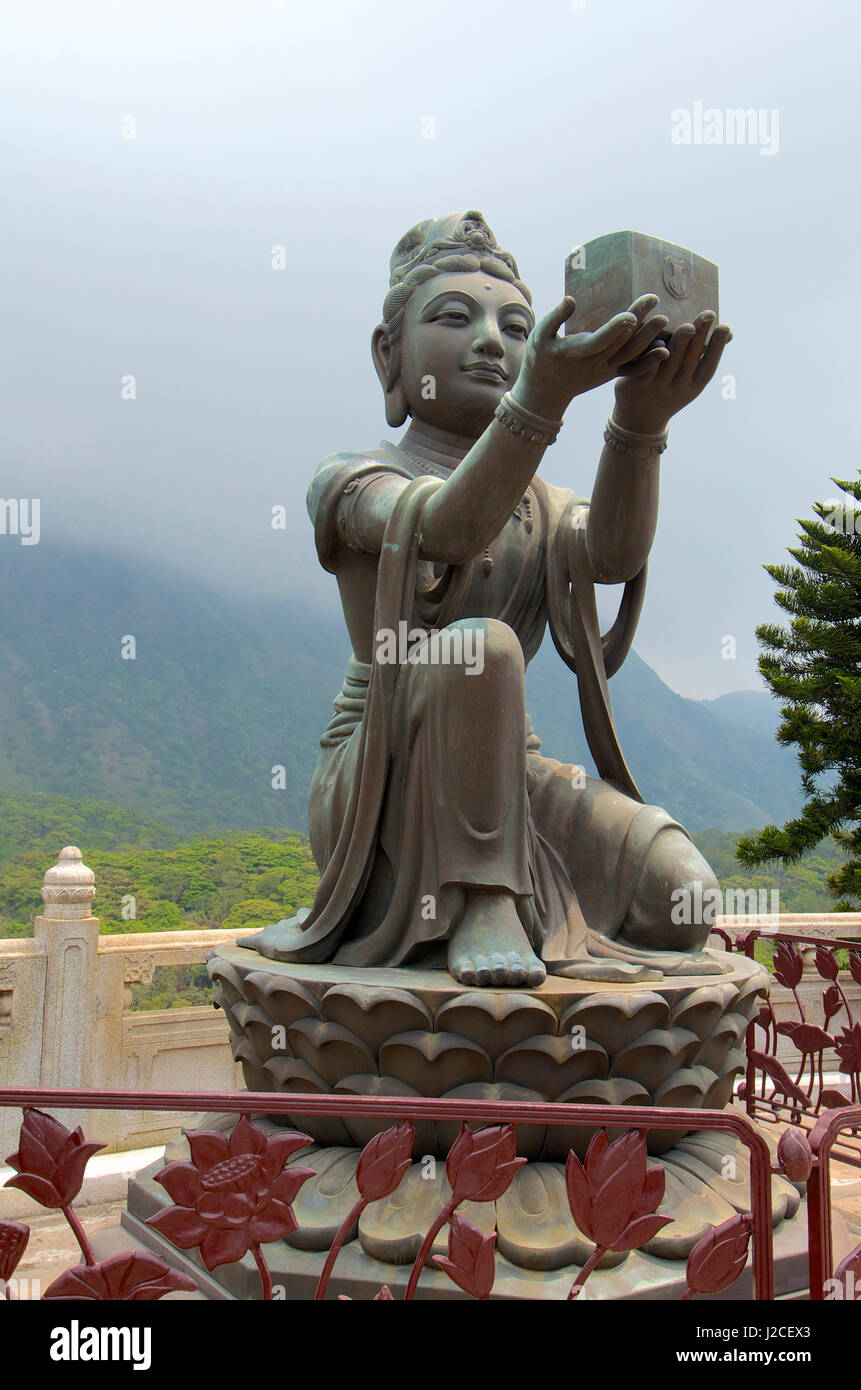 Hong Kong Tai O Pueblo De Pescadores La Isla De Lantau Tian Tan Buda