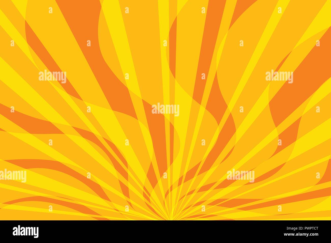 Fuego Amarillo Fondo Pop Art Imagen Vector De Stock Alamy