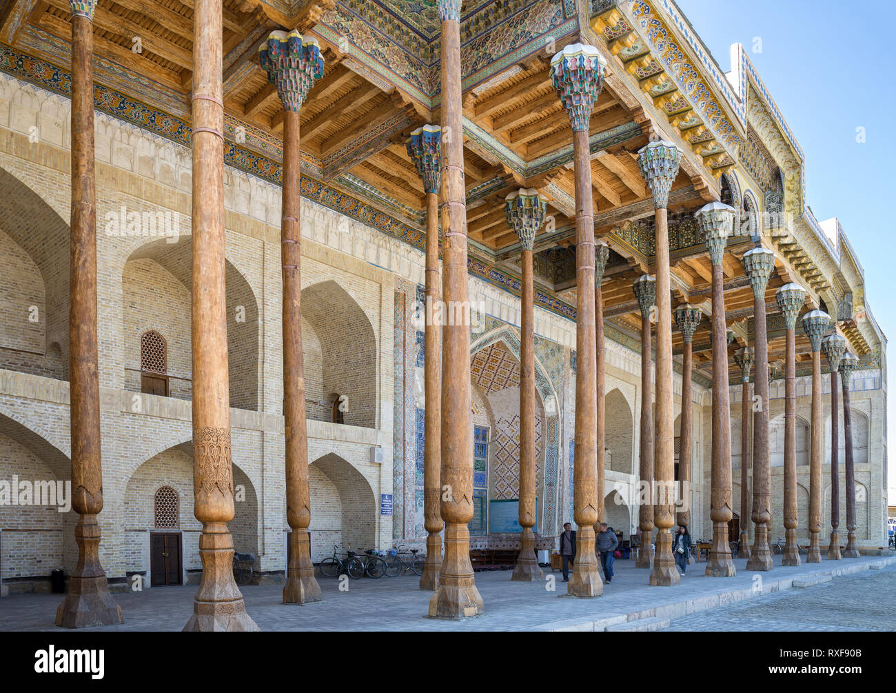 Bolo Hauz Mosque Bukhara Uzbekistan Fotograf As E Im Genes De Alta