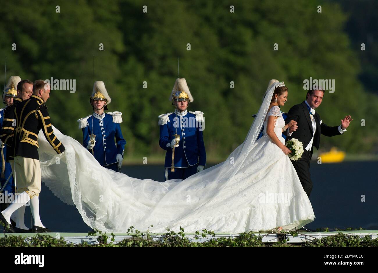 La princesse suédoise Madeleine et son mari Chris O Neill se rendent en