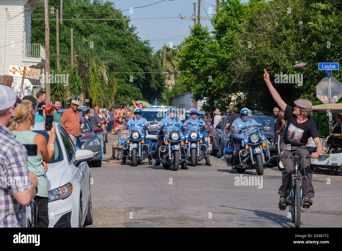 LA NOUVELLE ORLÉANS LA États Unis 12 JUIN 2021 les policiers de