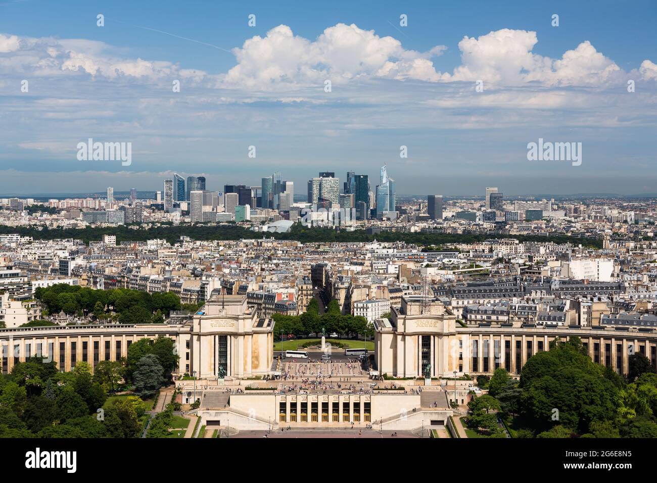 Tour eiffel et palais de chaillot Banque de photographies et dimages à