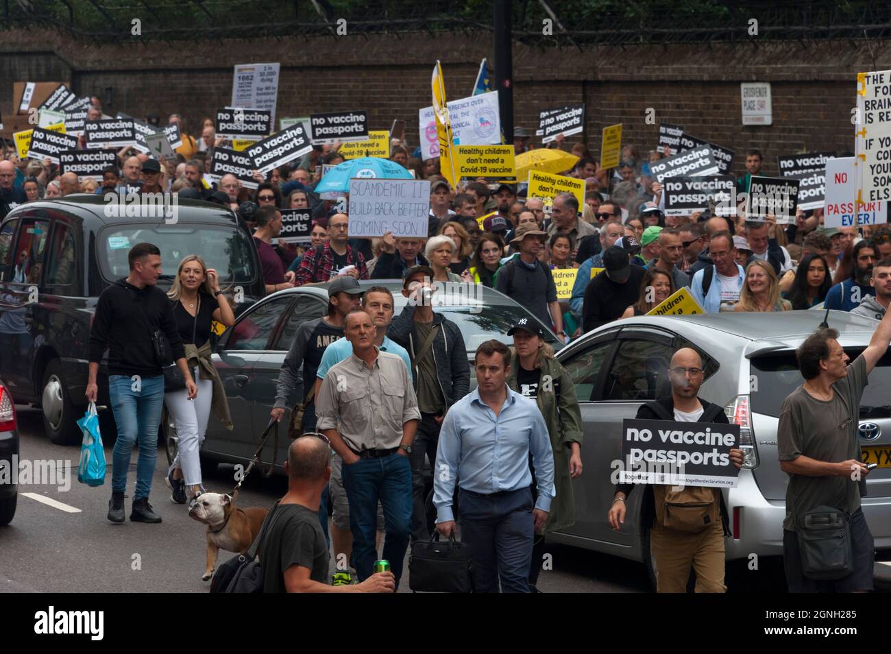 Londres Royaume Uni 25 Septembre 2021 Des Centaines De Milliers De