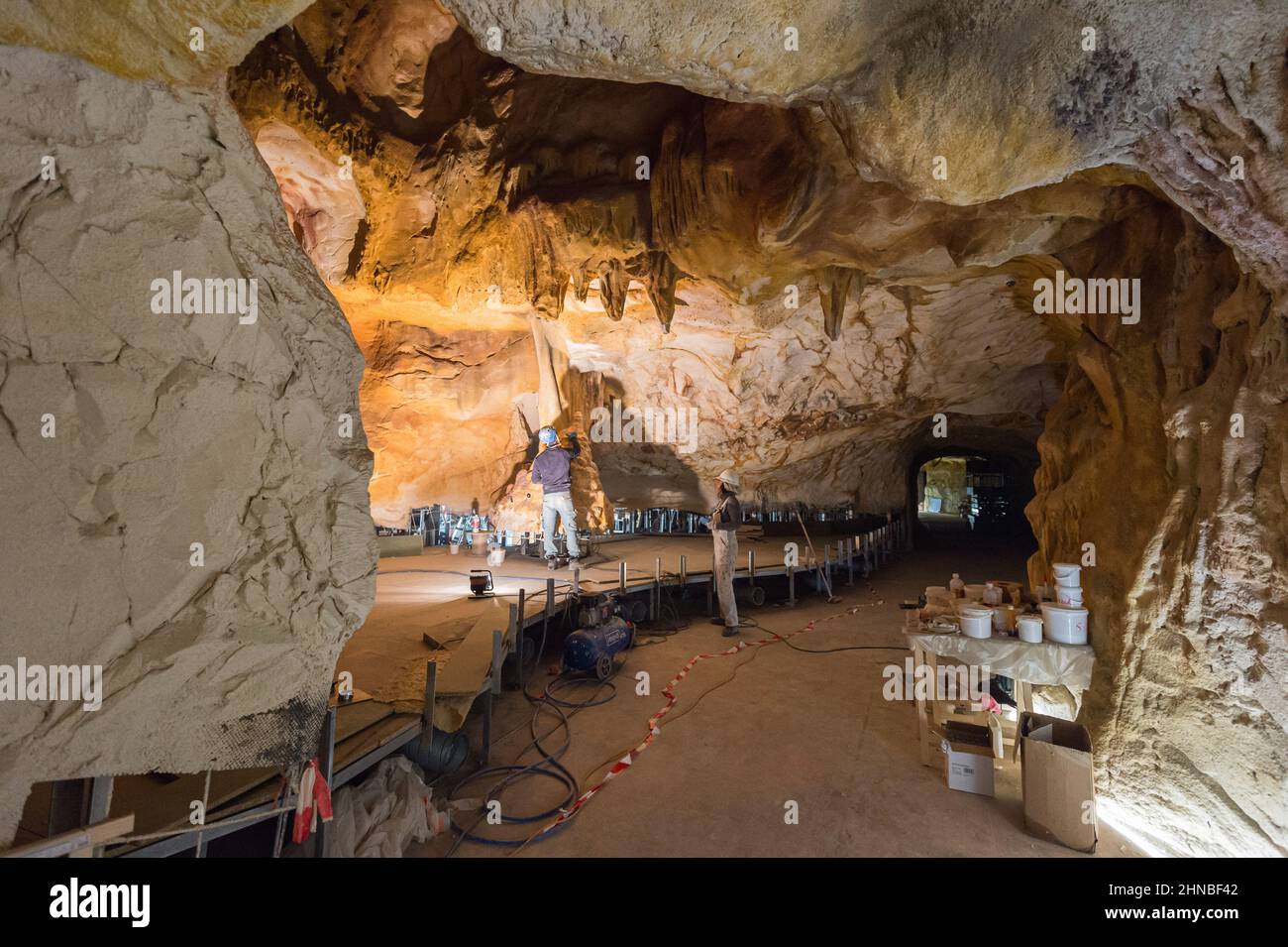 Grotte de lascaux chantier Banque de photographies et dimages à haute