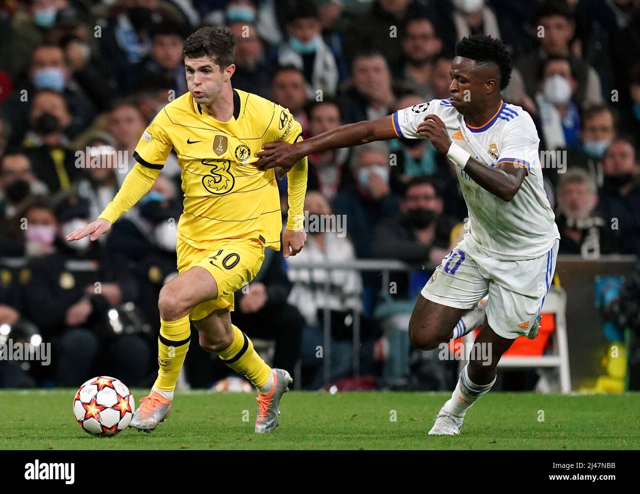 Christian Pulisic De Chelsea Gauche Fait L Exp Rience Du Vinicius