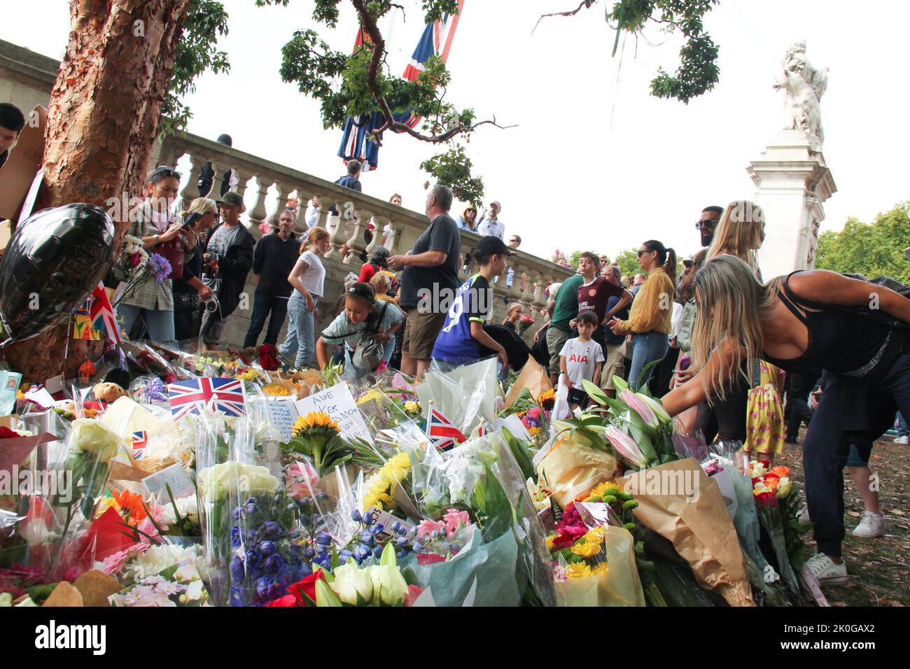 Londres Royaume Uni 11th Septembre 2022 Les Gens Vus Autour Des