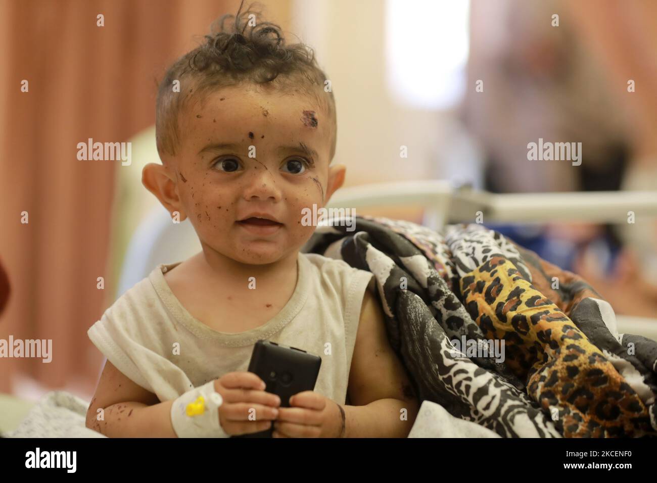 Un Enfant Palestinien Bless Lors De Frappes A Riennes Isra Liennes De