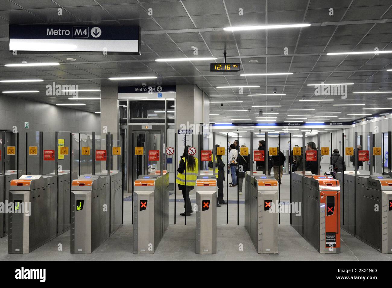 Milano La Nuova Linea Della Metropolitana Milan La Nouvelle