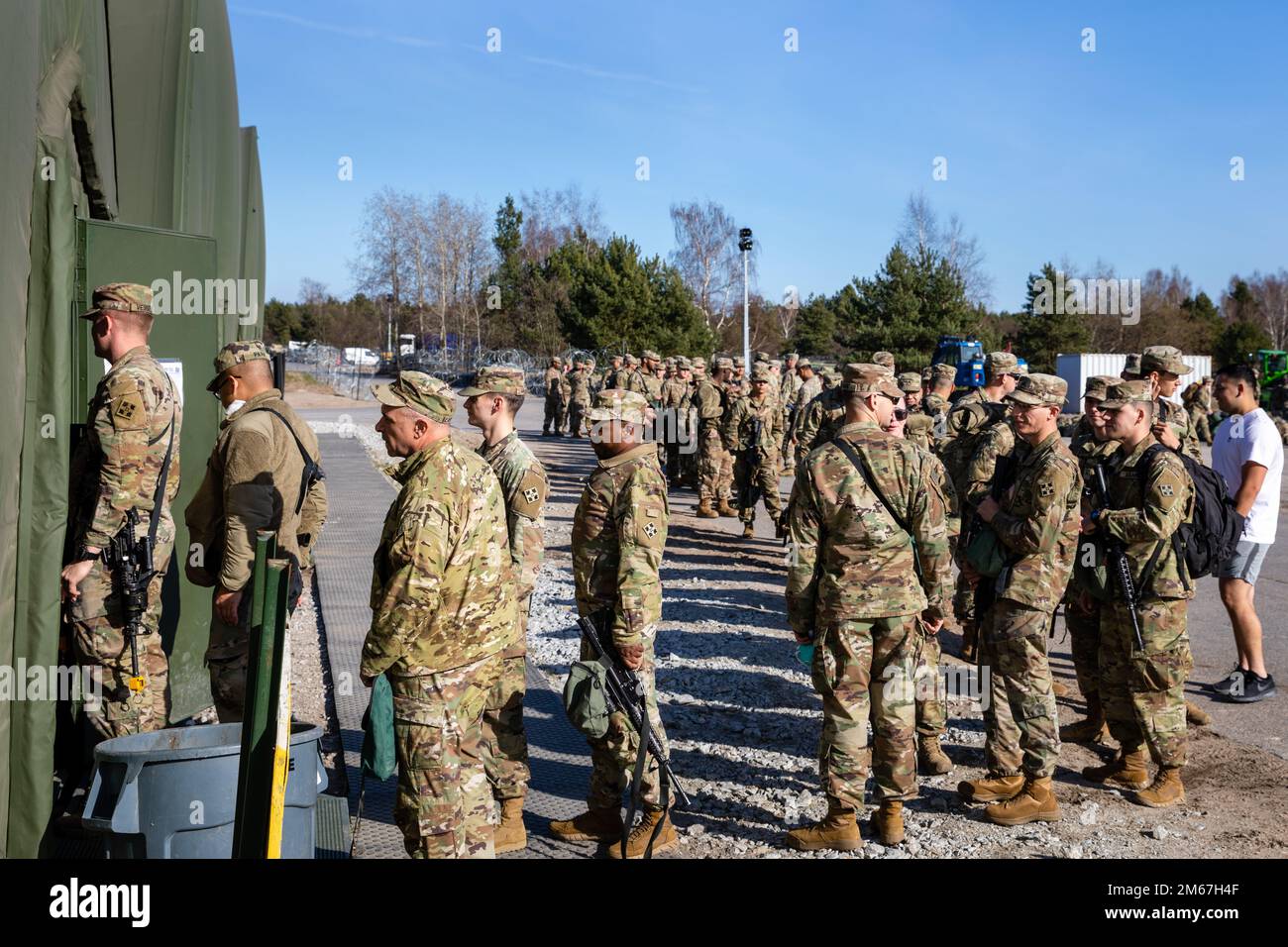 ÉTATS UNIS Les soldats affectés au 3rd Bataillon 29th Régiment d