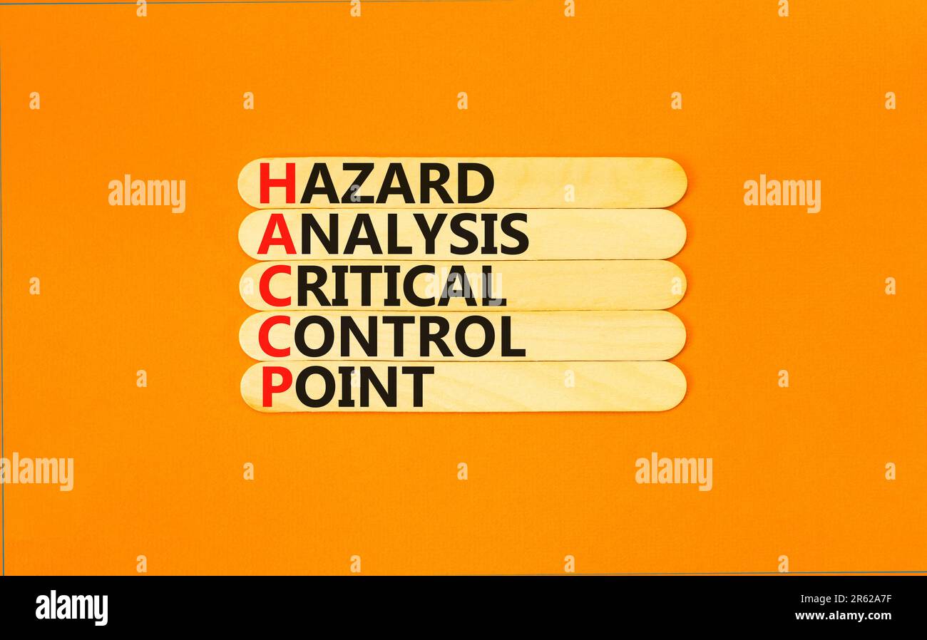 Symbole HACCP Mots clés analyse de danger HACCP point de contrôle