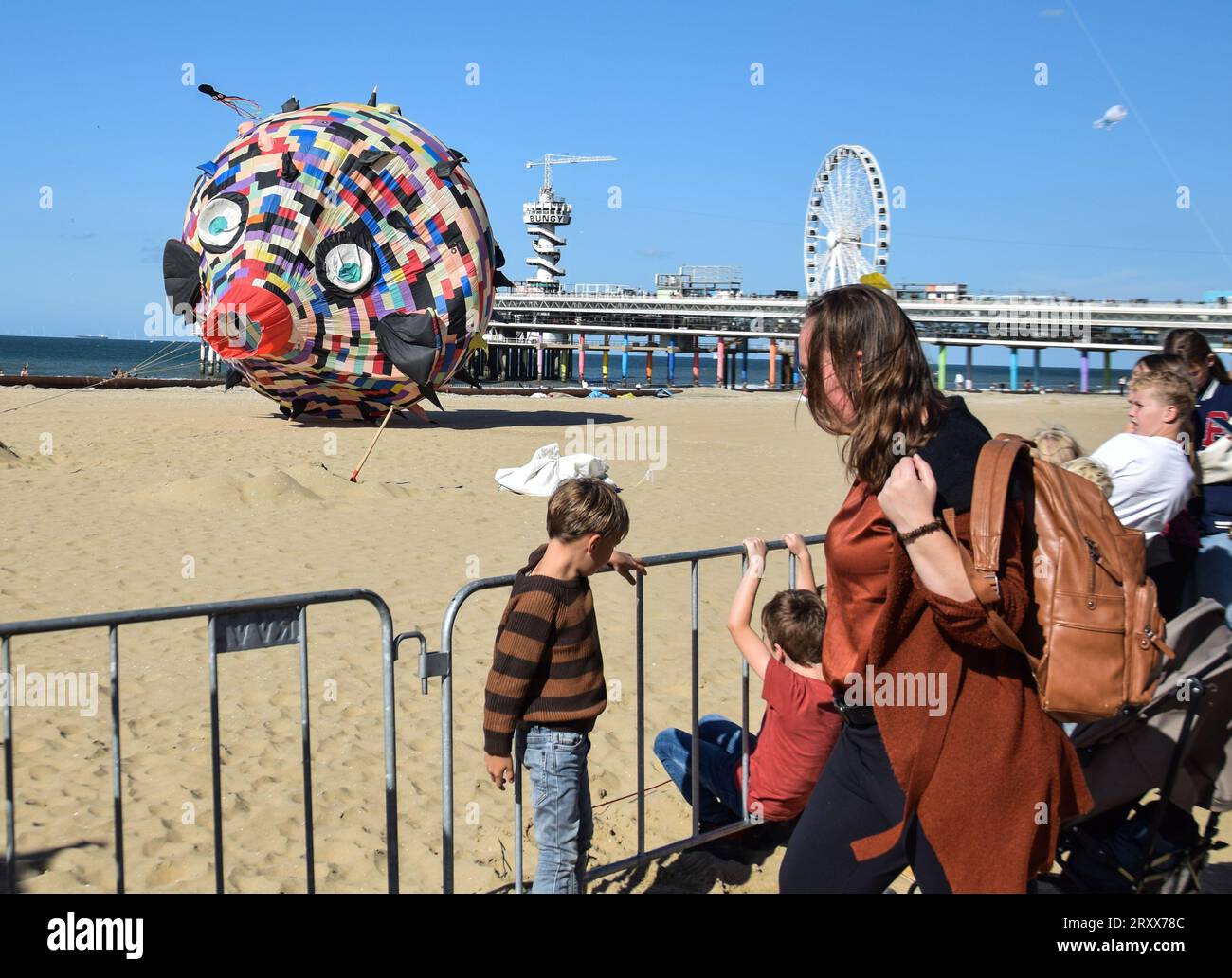 Les Gens Regardent Les Autres Voler Des Cerfs Volants Pendant Le